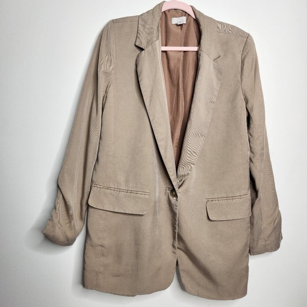 LOFT Taupe Blazer Jacket